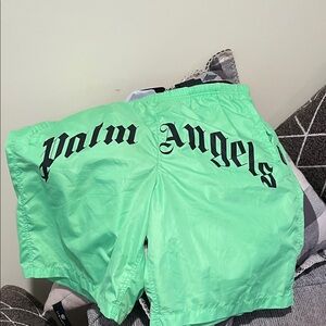 Palm Angels Lime Green Swim Trunks🔥🔥🔥